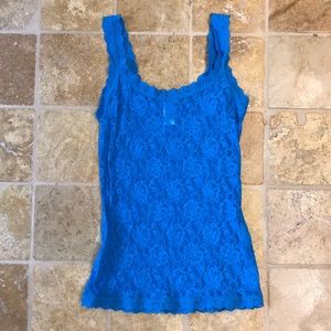 Blue Hanky Panky Lace Camisole